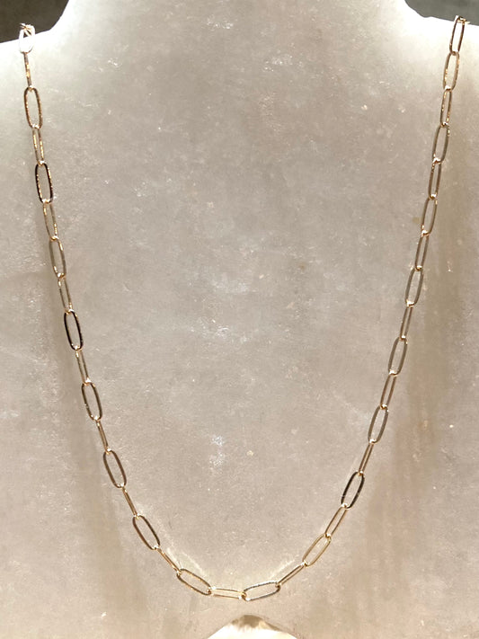 14K Pure Gold Link Chain 2mm