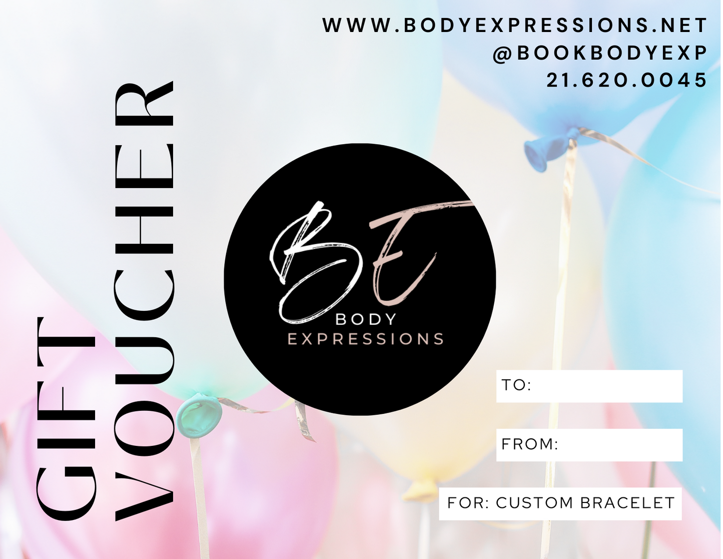 Body Expressions Gift Voucher